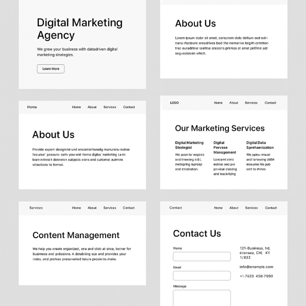 5 page  static website - Image 3